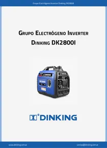 Grupo Electrógeno Inverter Dinking DK2800I - Ficha Técnica