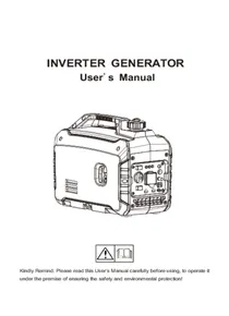 Grupo Electrógeno Inverter Dinking DK2000I - Manual