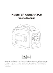 Grupo Electrógeno Inverter Dinking DK3500I (arranque manual) - Manual